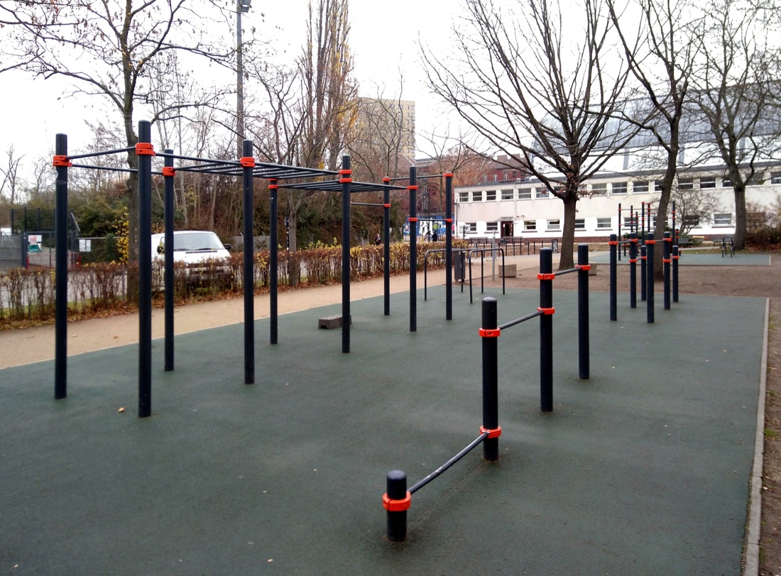 Parque de dominadas y fondos